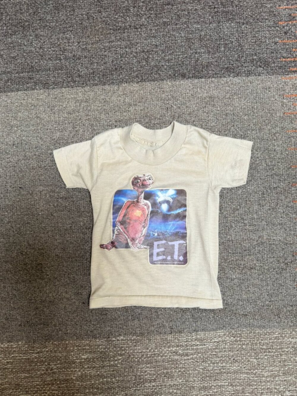 Vintage 1980s E.T. Movie Single Stitch Toddler Graphic T-Shirt Fits Size 2T
